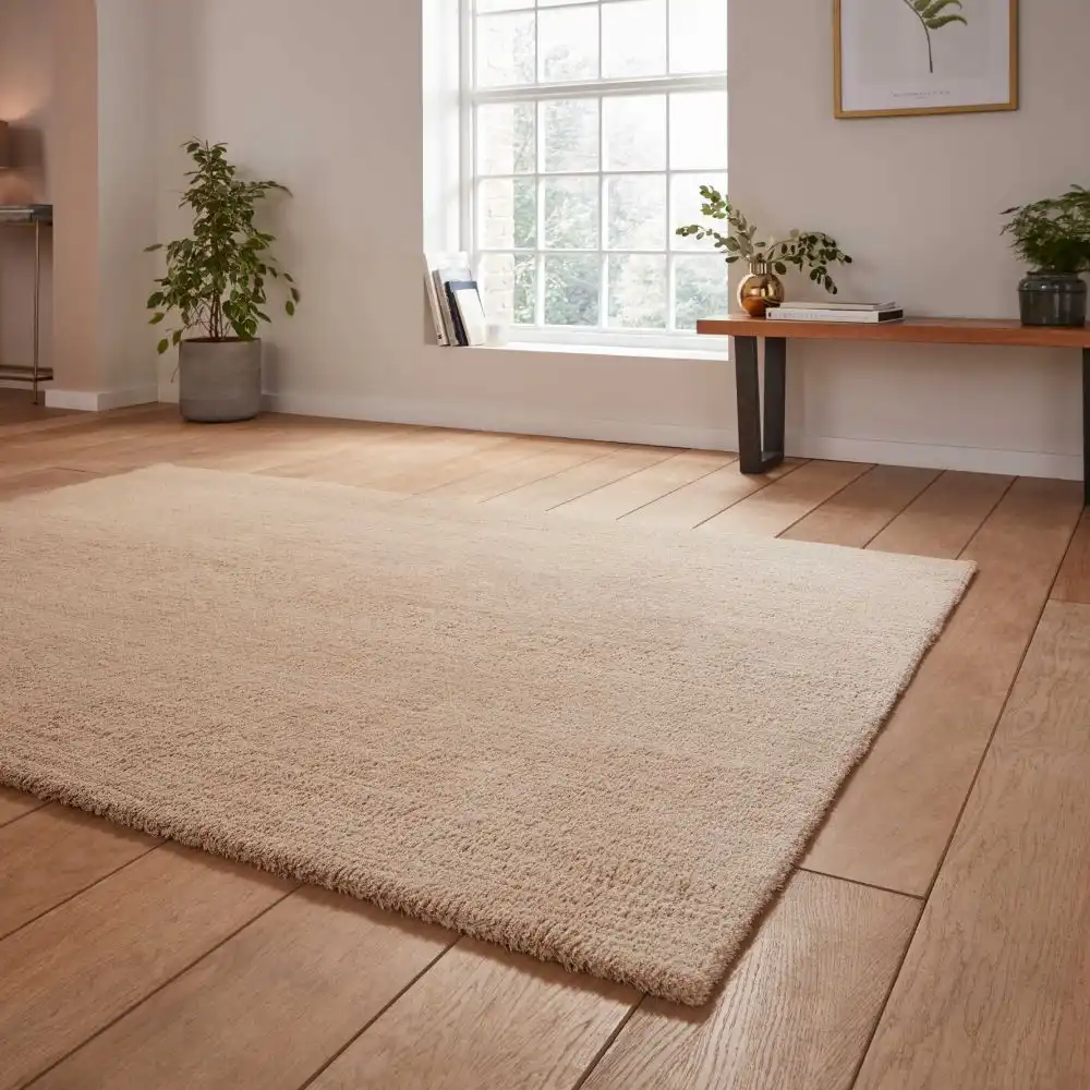 Kara Washable Beige Rug - Image 2