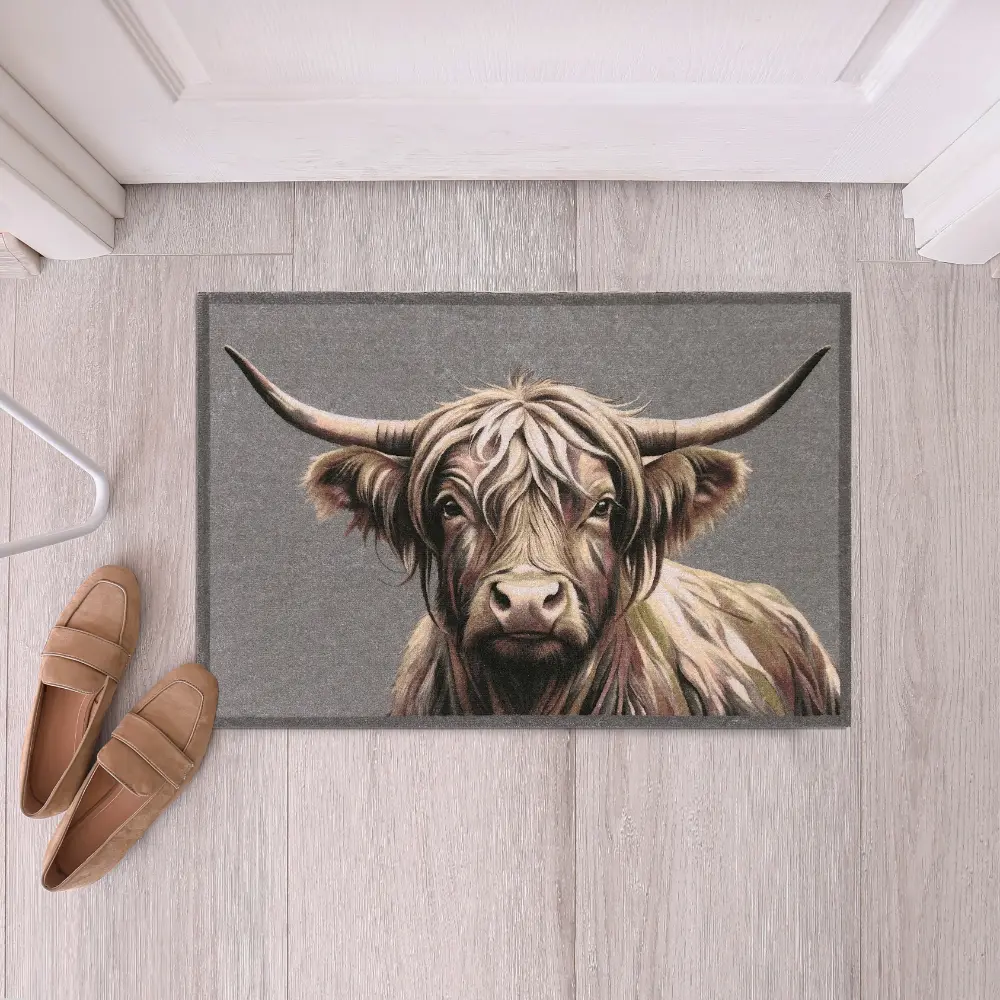KNIGHTSBRIDGE  HIGHLAND COW BROWN