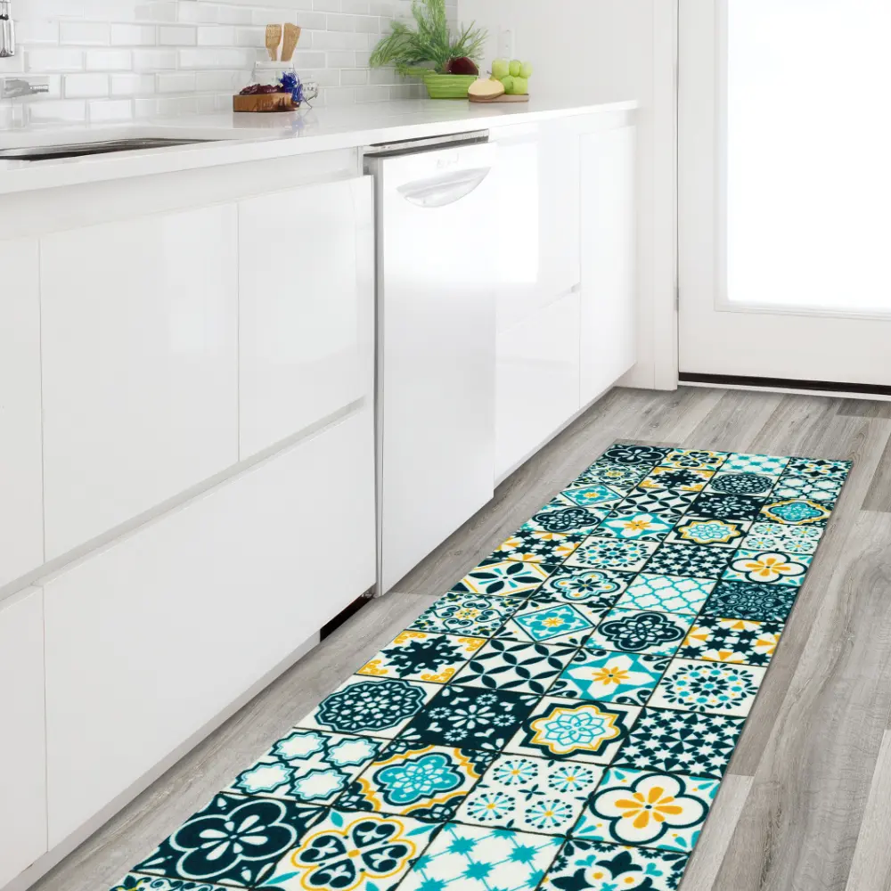 KNIGHTSBRIDGE VICTORIAN TILE TEAL - Image 2