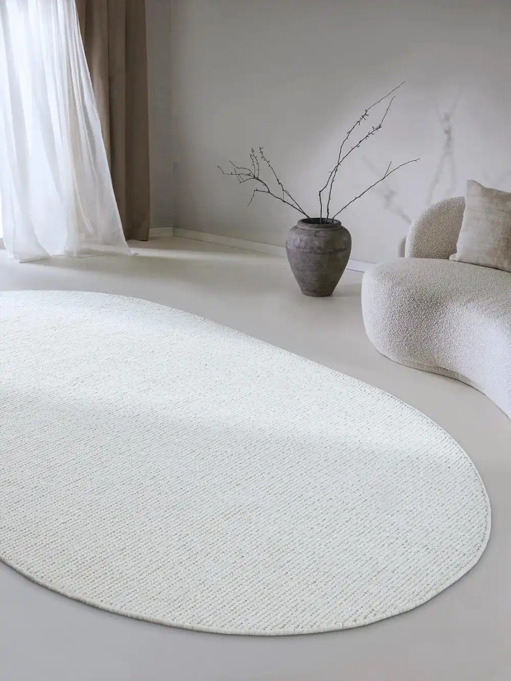 Kollektion 1748 106048 White Rug - Image 3