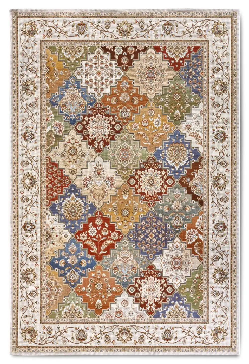 Kollektion 1767 106056 Cream Multicolour Rug - Image 2