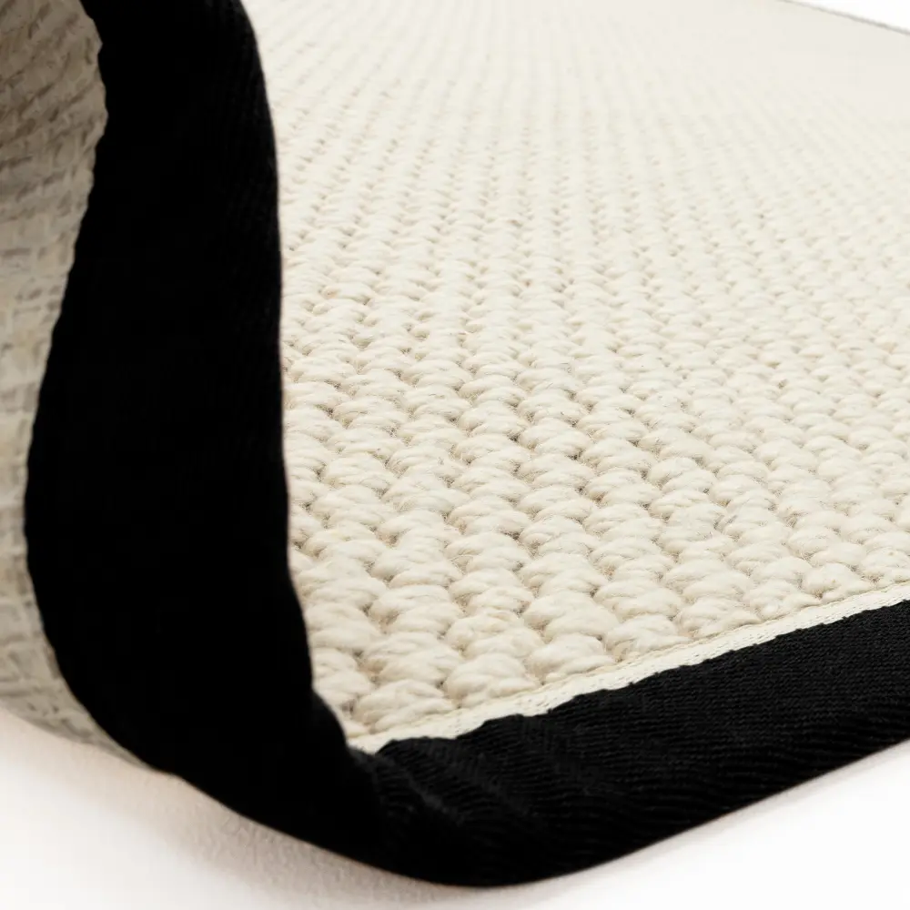 Korra Double Loop Charcoal Cream - Image 7