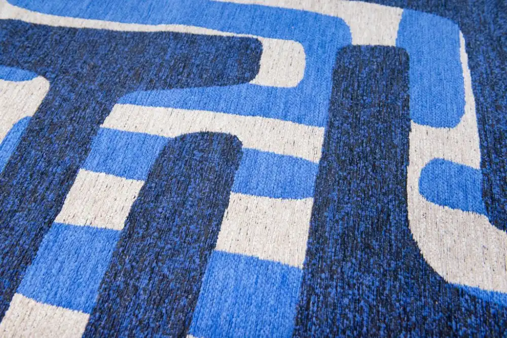 Kuba 9336 Kuba Ultramarine Washable Rug - Image 3