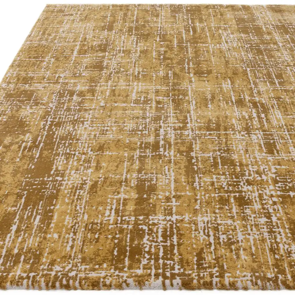 Kuza Abstract Gold Rug - Image 4