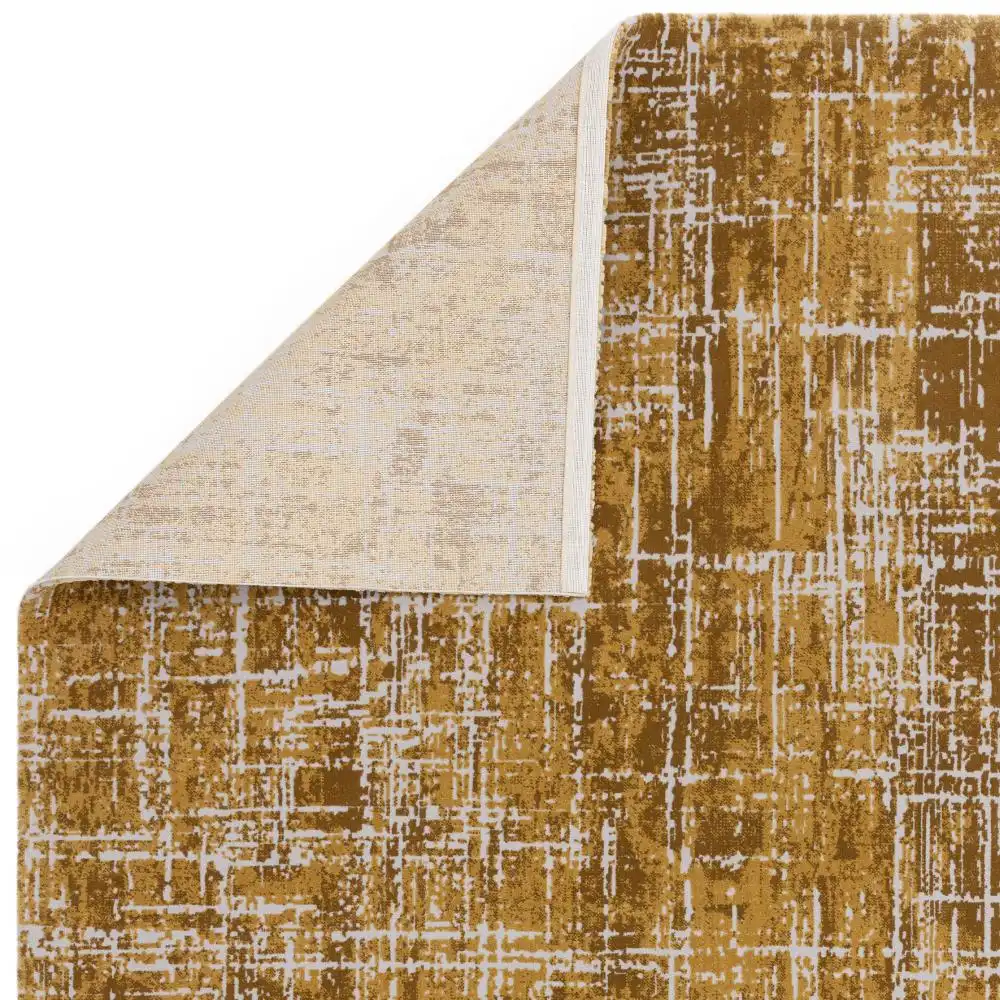 Kuza Abstract Gold Rug - Image 6