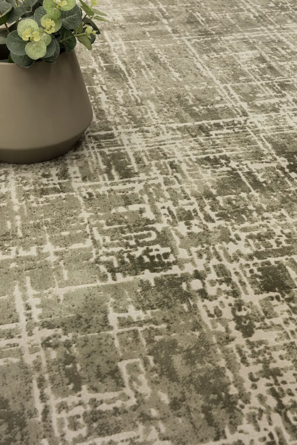 Kuza Abstract Green Rug - Image 2