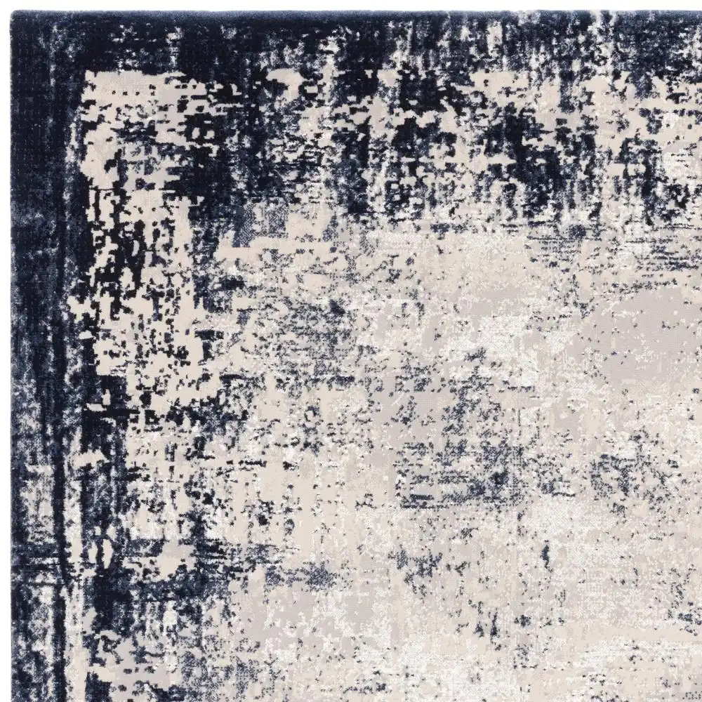 Kuza Border Navy Rug - Image 7