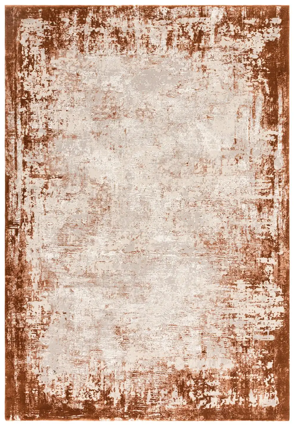 Kuza Border Terracotta Rug - Image 9