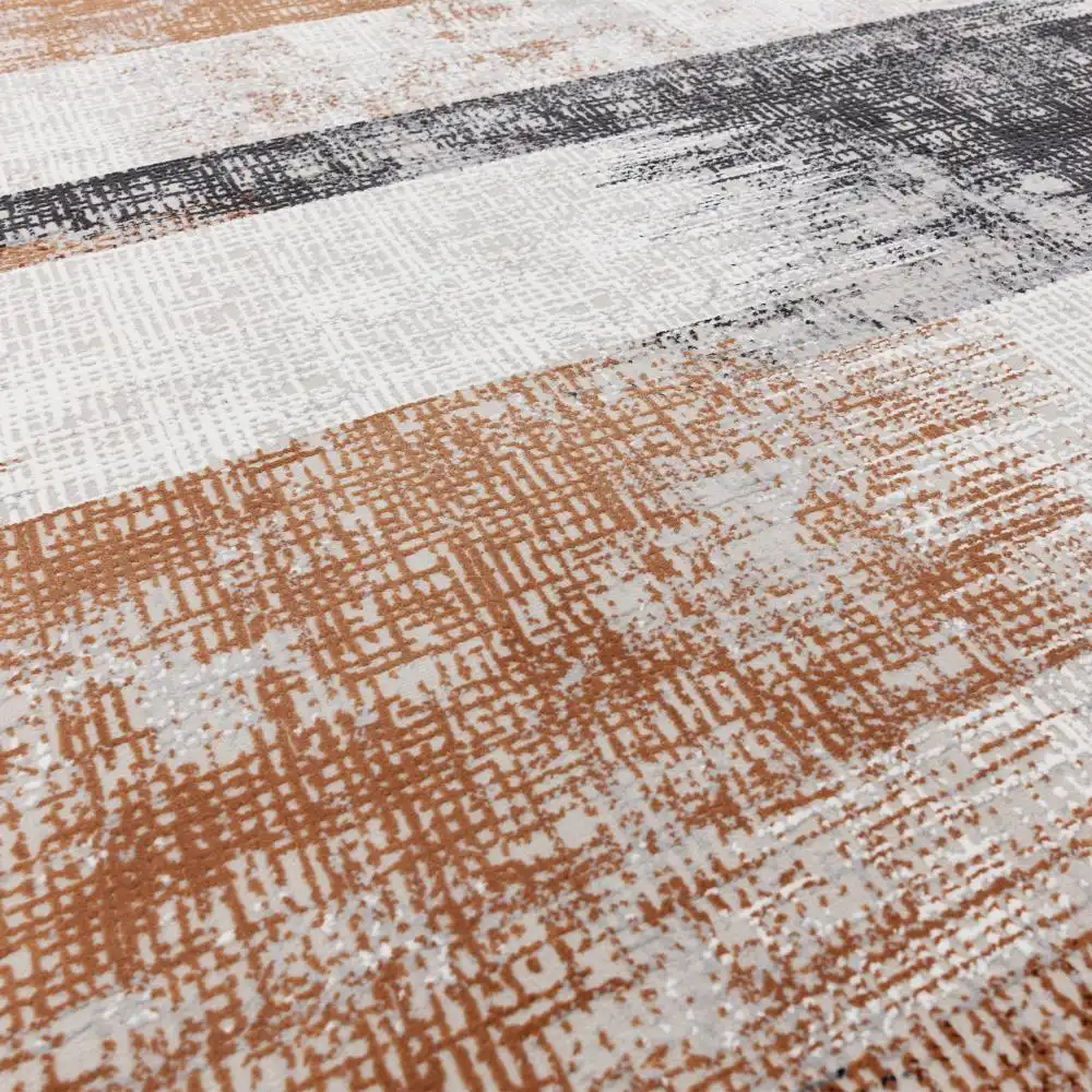 Kuza Lines Terracotta Rug - Image 6