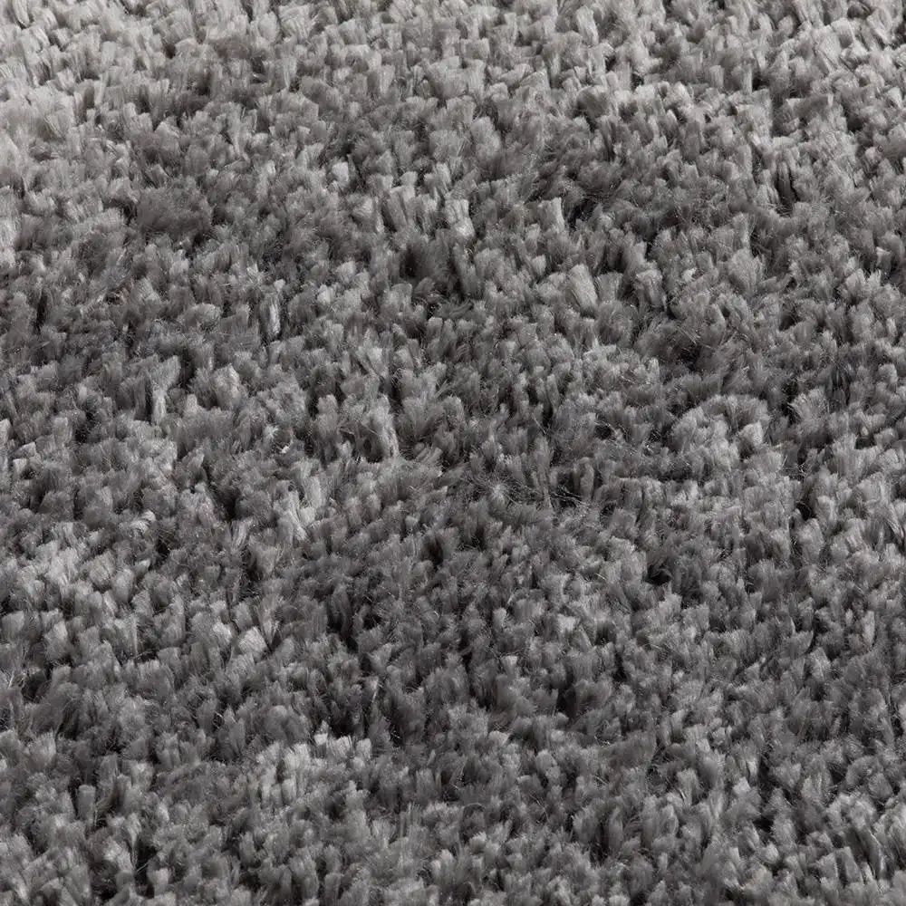 Larissa Shaggy Washable Charcoal Rug - Image 2