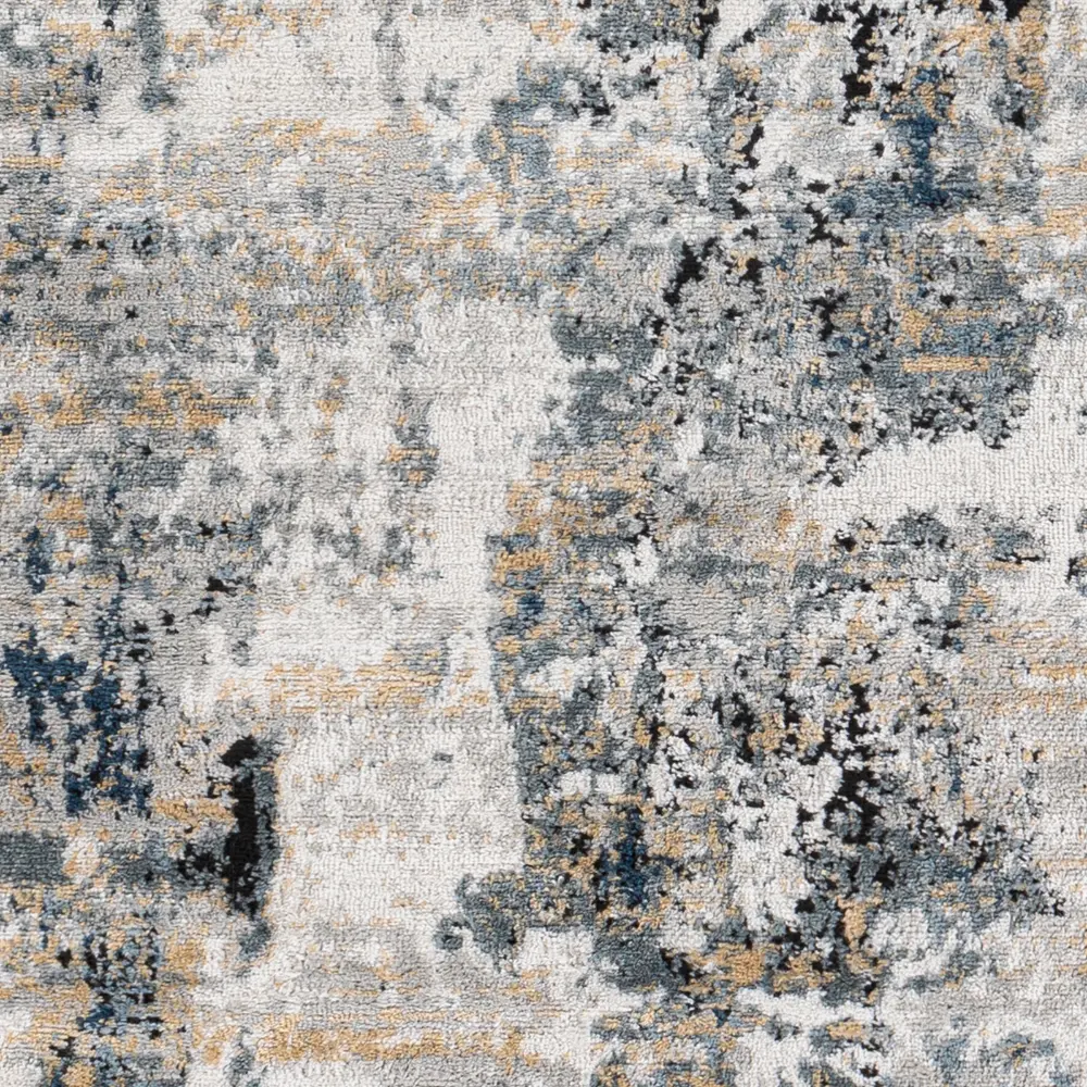 Lena Abstract Modern Marble Medium Grey Rug - Image 4