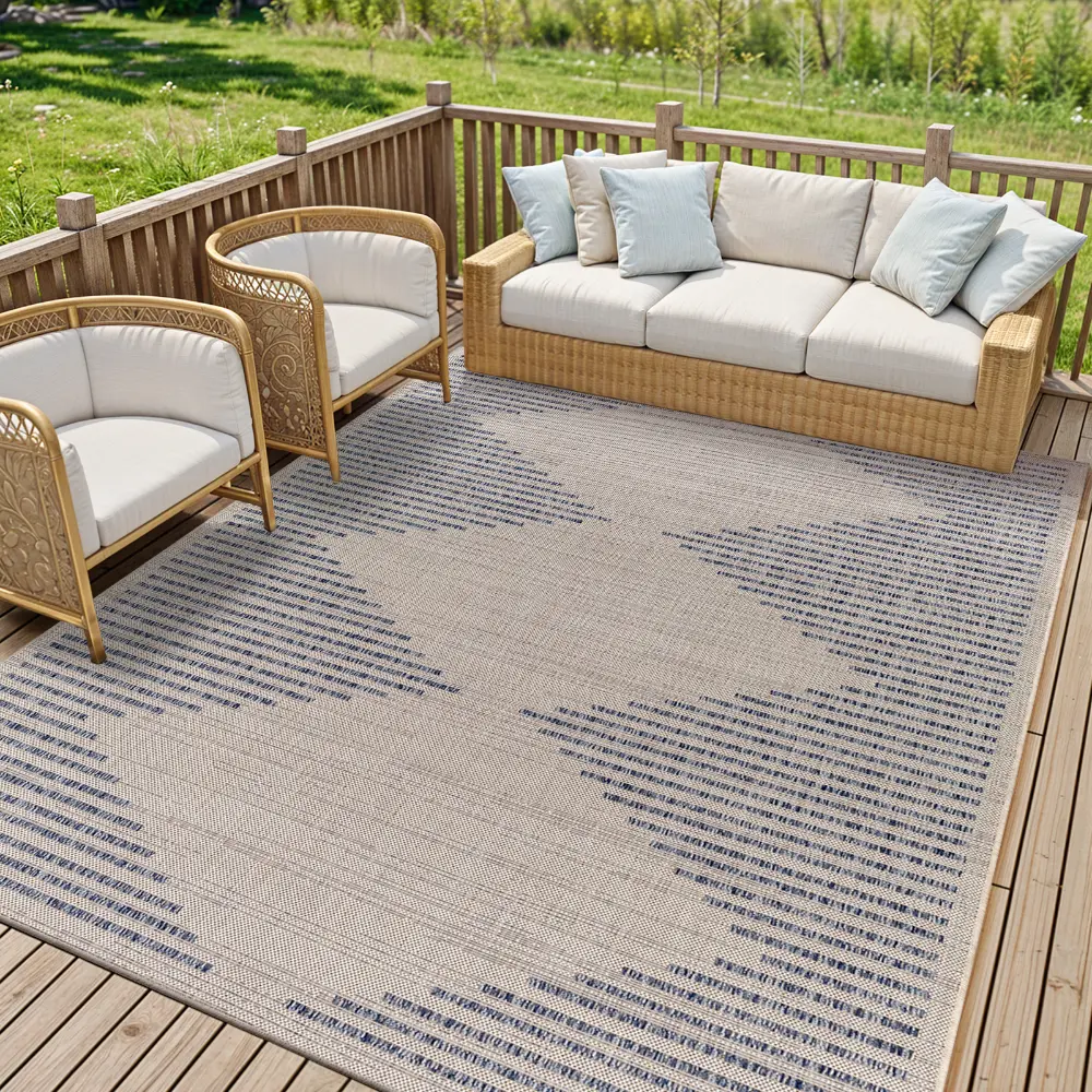 Ligaia In- & Outdoor Global Dark Blue Rug - Image 6