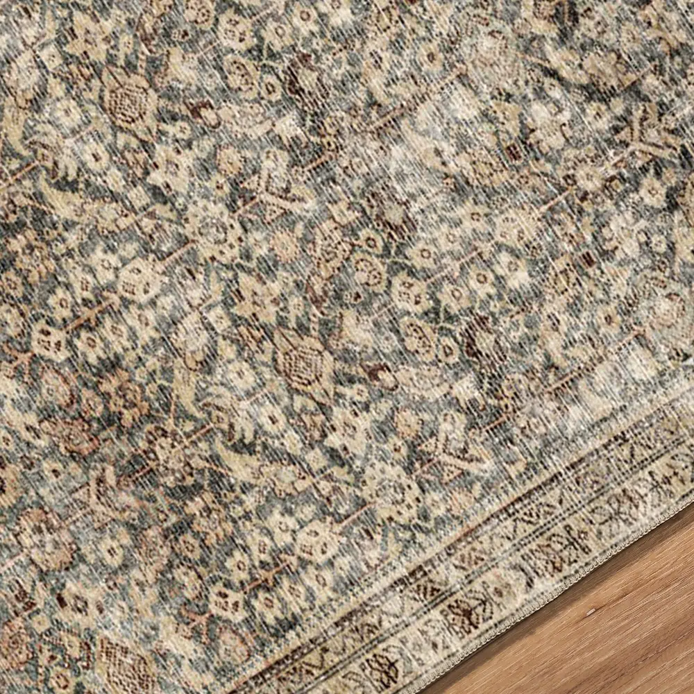 Livabliss Collins Avenue III Galey Alix x Livabliss Vintage Traditional Oriental Boho Rust/Brown Rug - Image 10