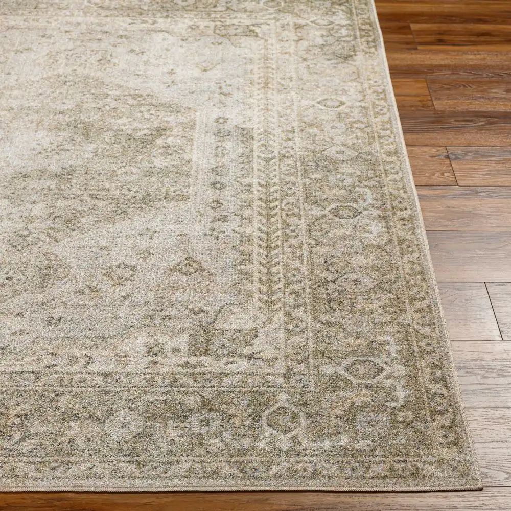 Boka Machine Washable Traditionnal Boho Camel Rug - Image 6