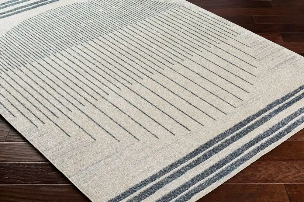 Enso Machine Washable Geometric Beige Rug - Image 5