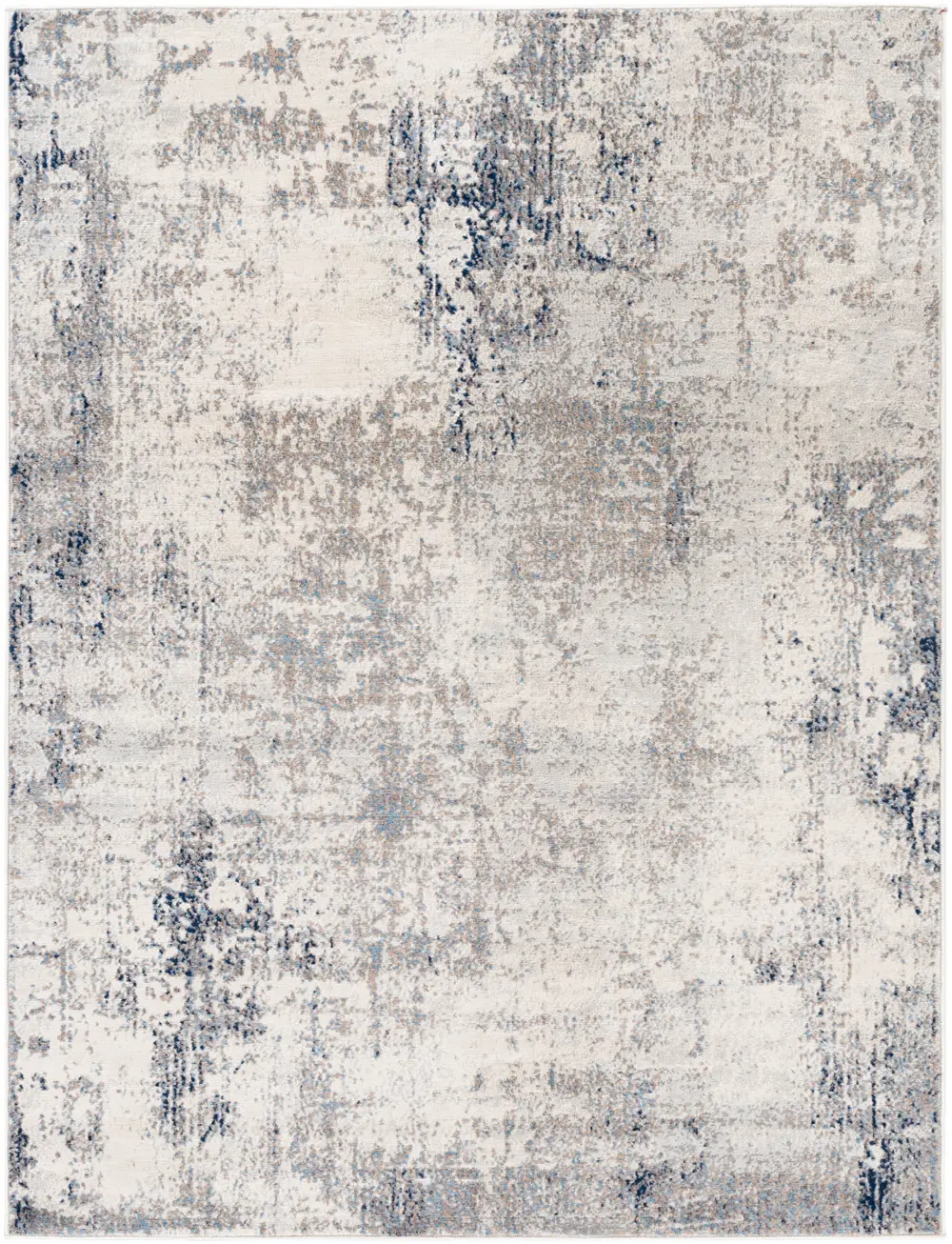 Lopika Abstract Modern Marble Grey Rug - Image 4