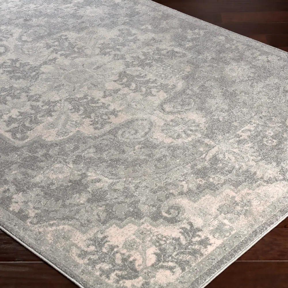 Lou Vintage Oriental Boho Charcoal Rug - Image 10