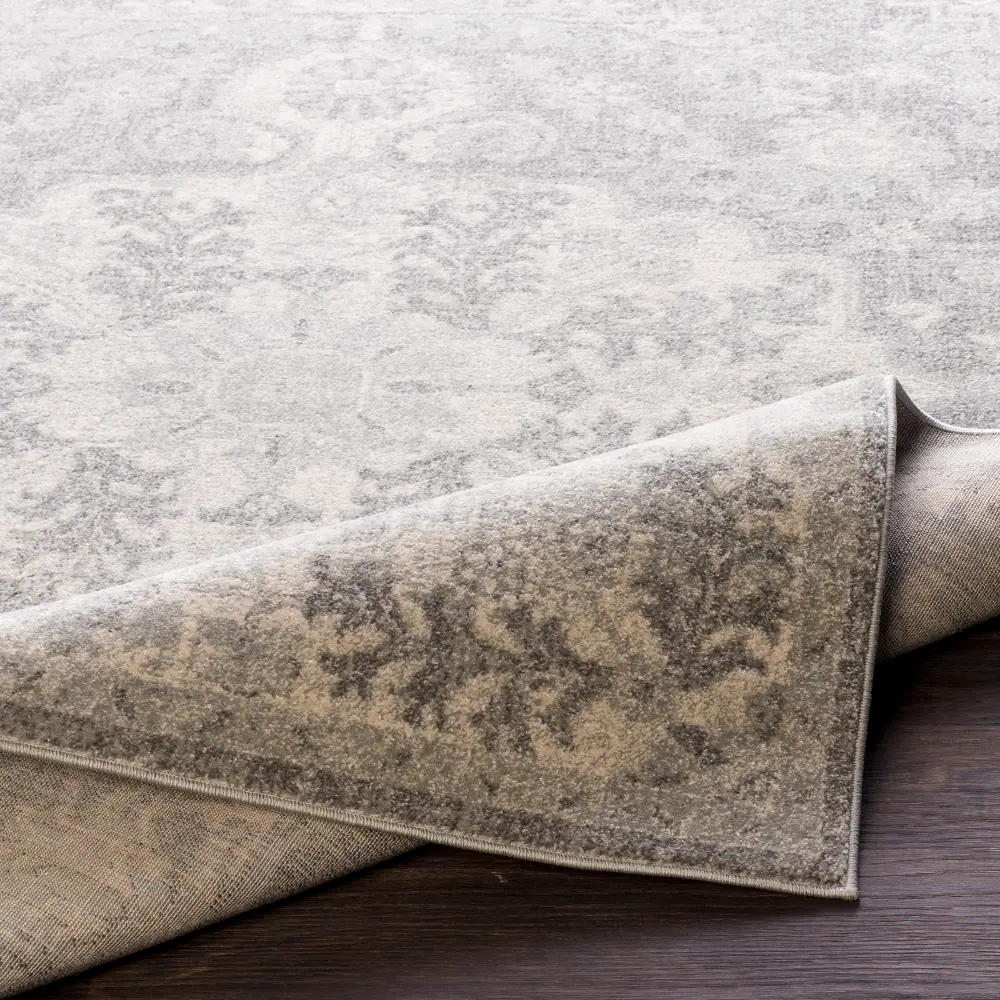 Lou Vintage Oriental Boho Charcoal Rug - Image 6