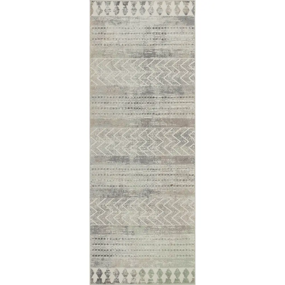 Louna Scandi Geometric Dark Grey Rug - Image 4