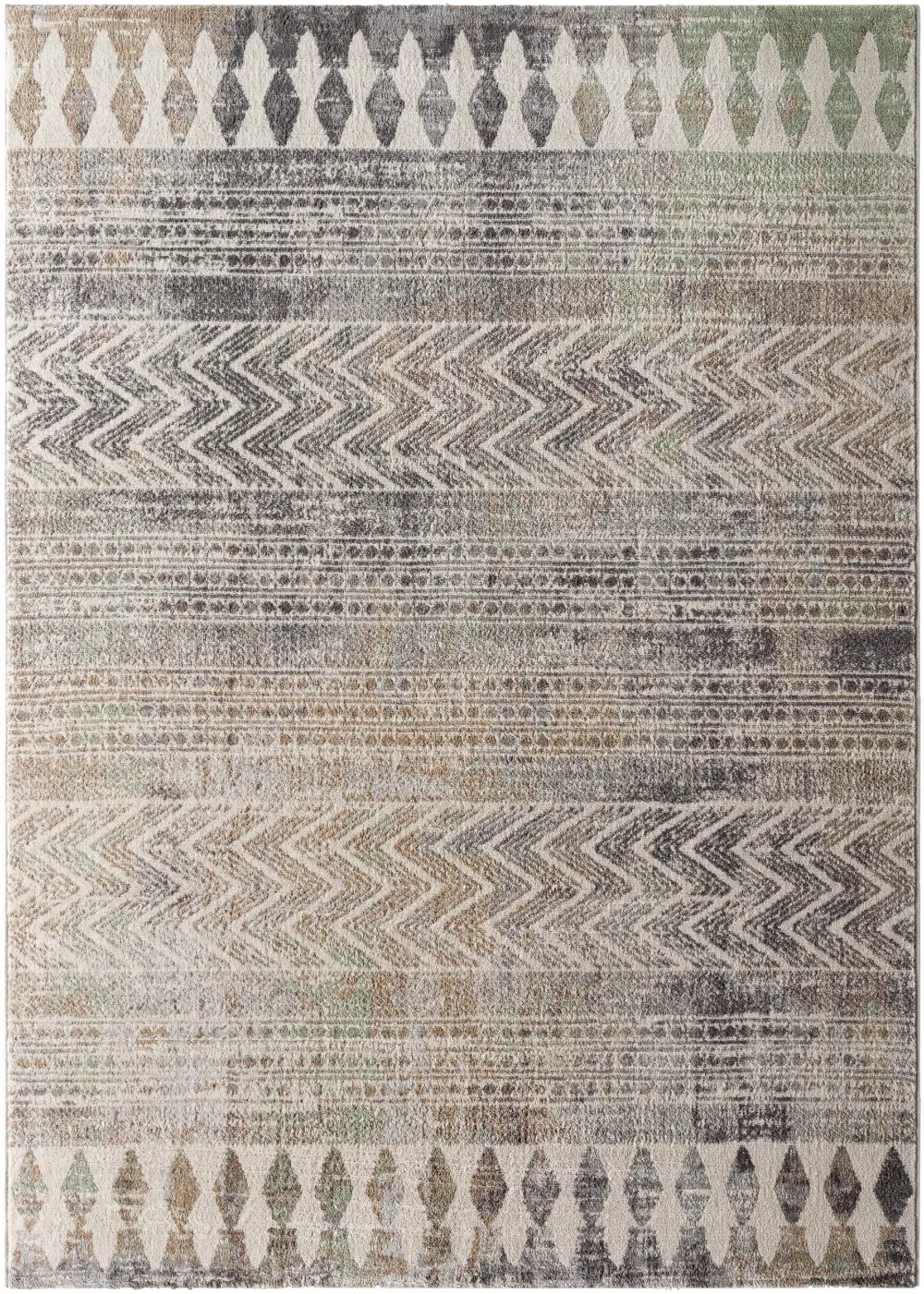 Louna Scandi Geometric Dark Grey Rug - Image 5