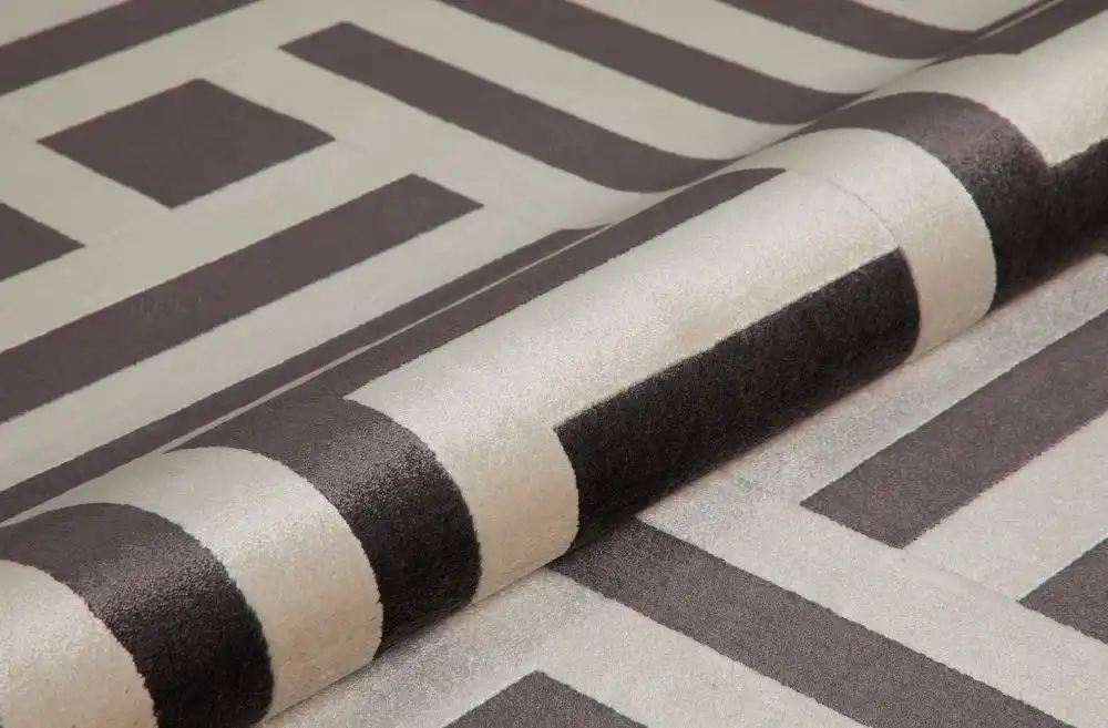 Lugano LUG01 Light Grey Anthracite Rug - Image 3
