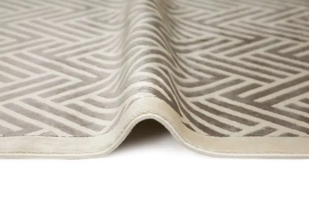 Lugano LUG03 Light Grey Ivory Rug - Image 4