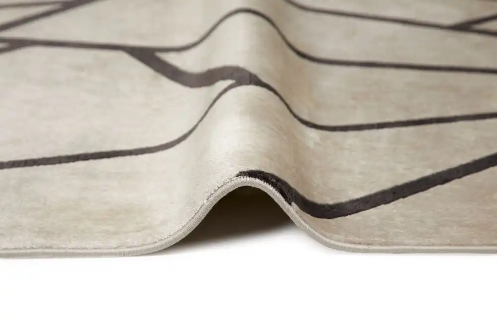 Lugano LUG06 Light Grey Anthracite Rug - Image 3