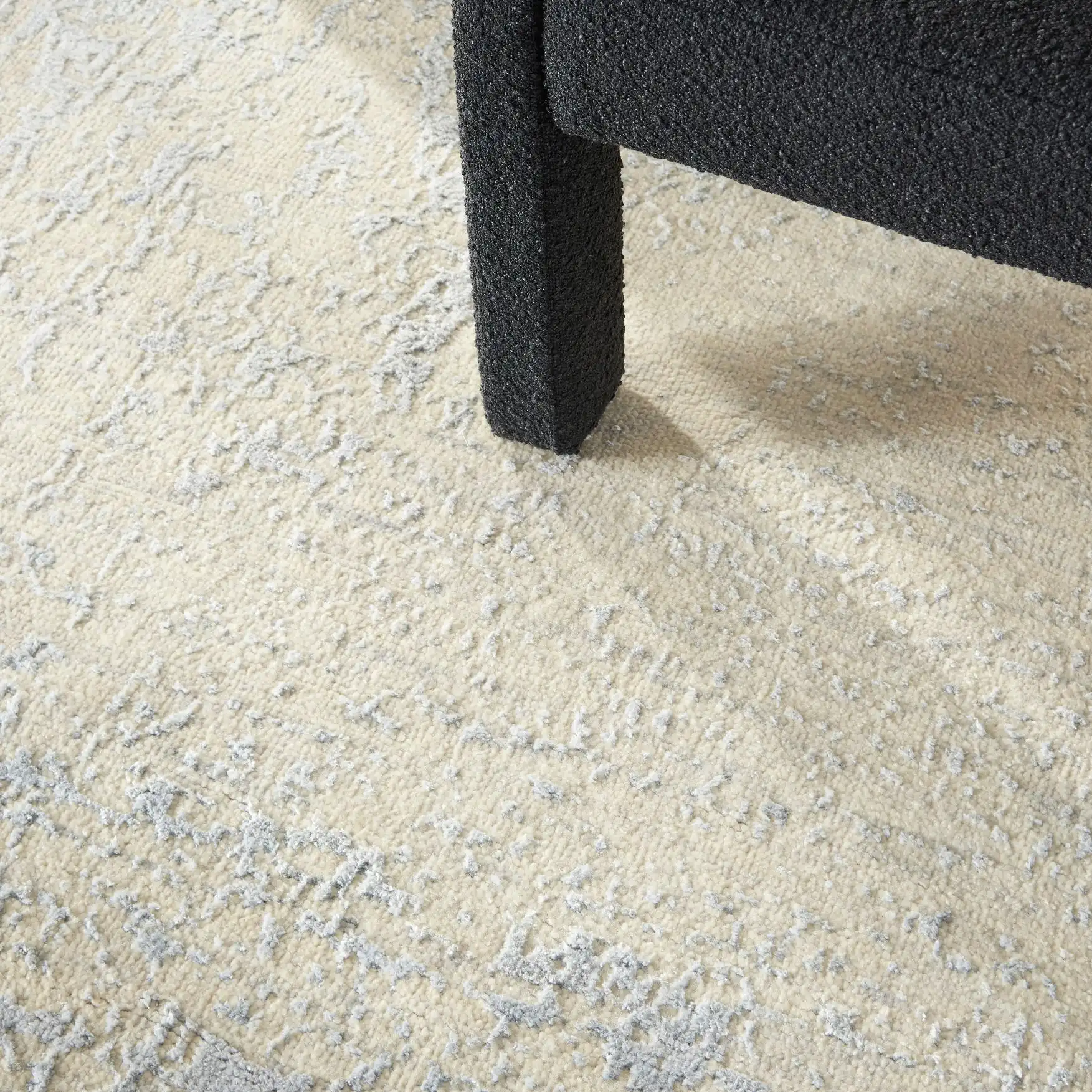 Luna LUN01 Ivory Silver Blue Rug - Image 3