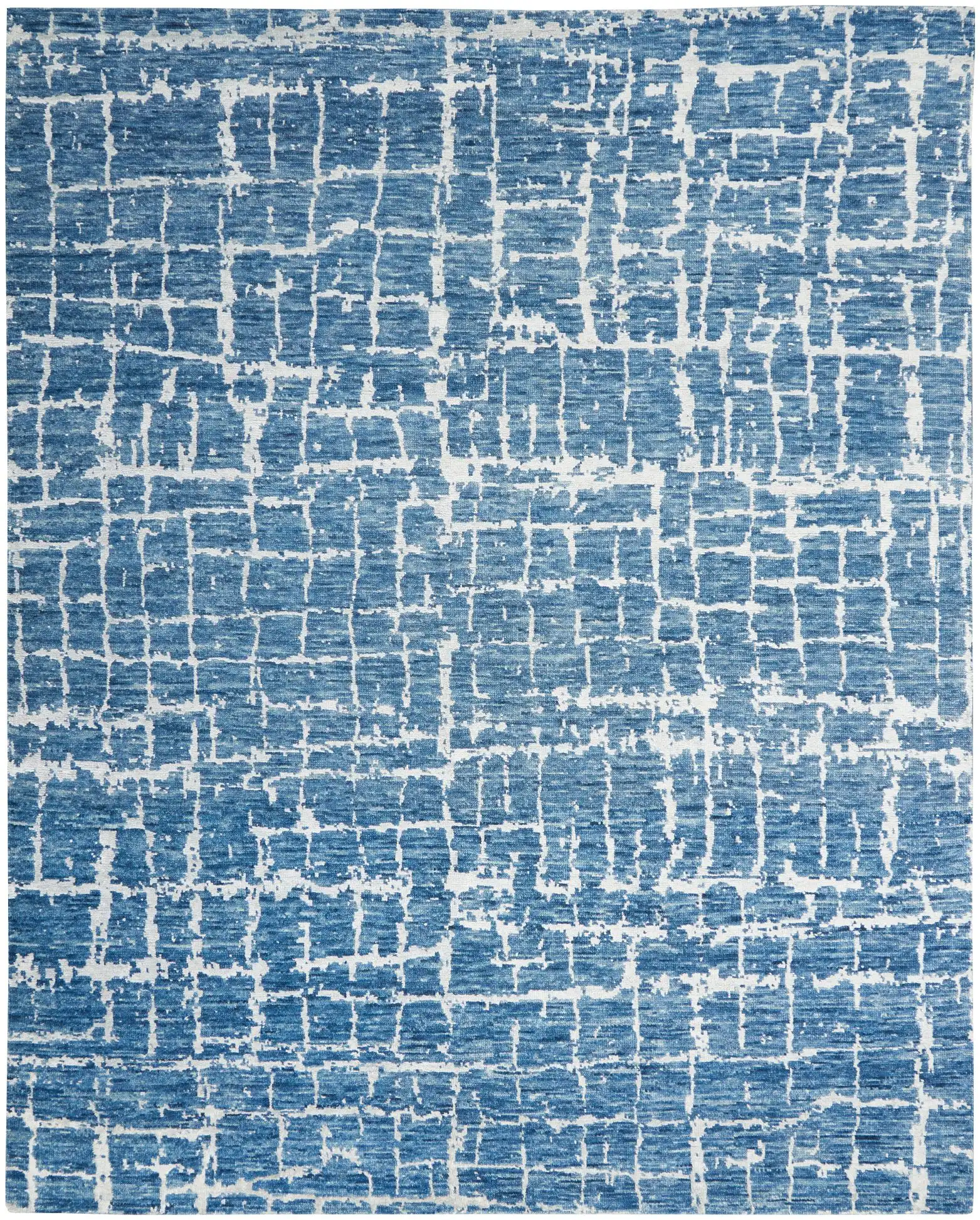 Luna LUN02 Blue Silver Rug - Image 2