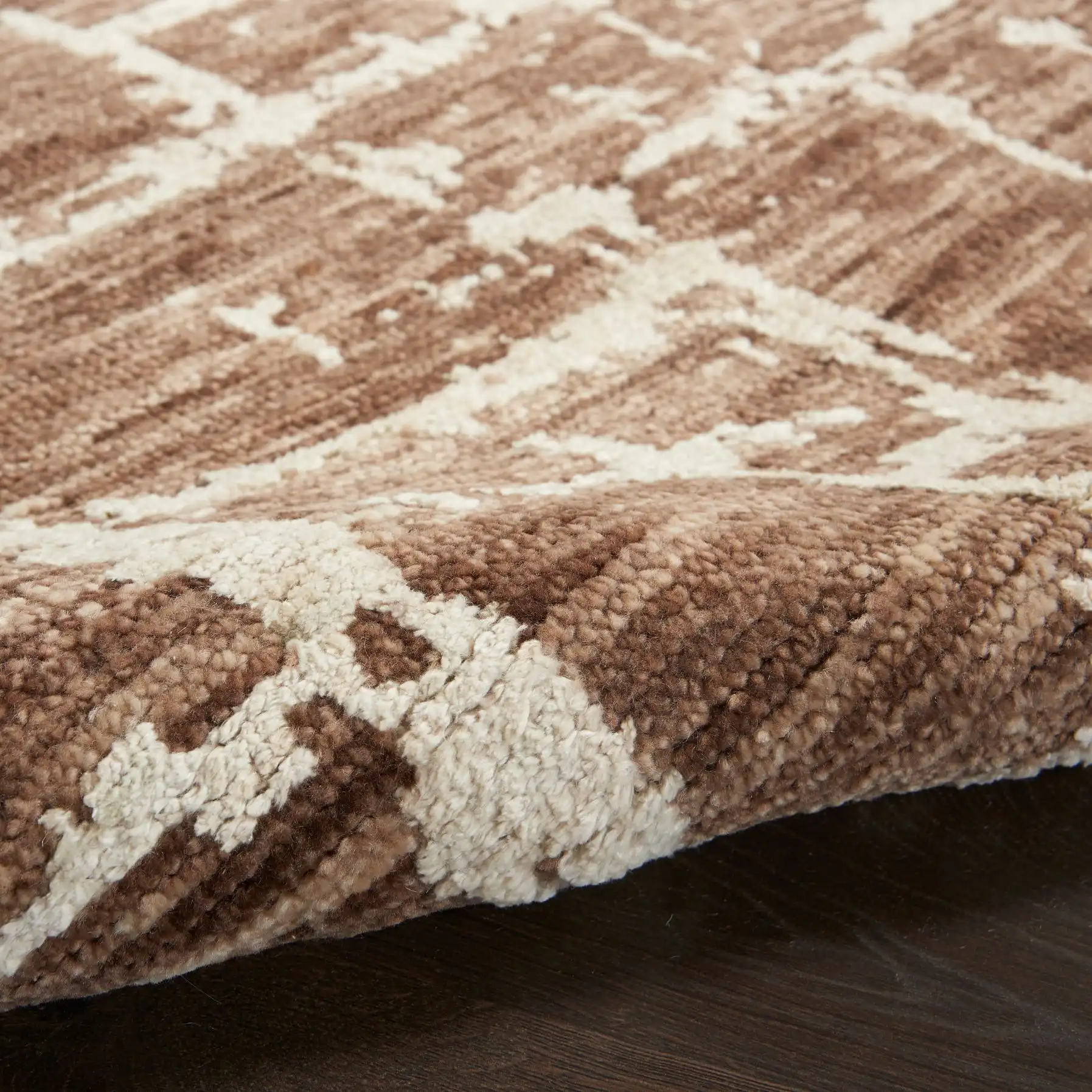 Luna LUN02 Mocha Ivory Rug - Image 4