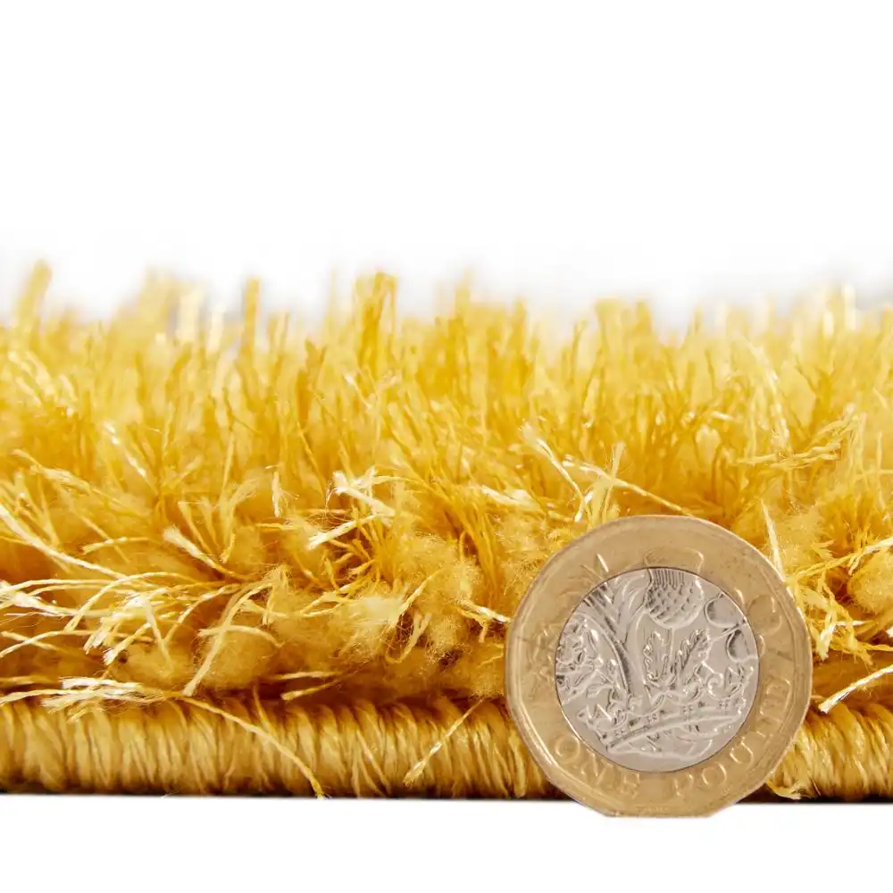 Lux Shaggy Yellow Rug - Image 8