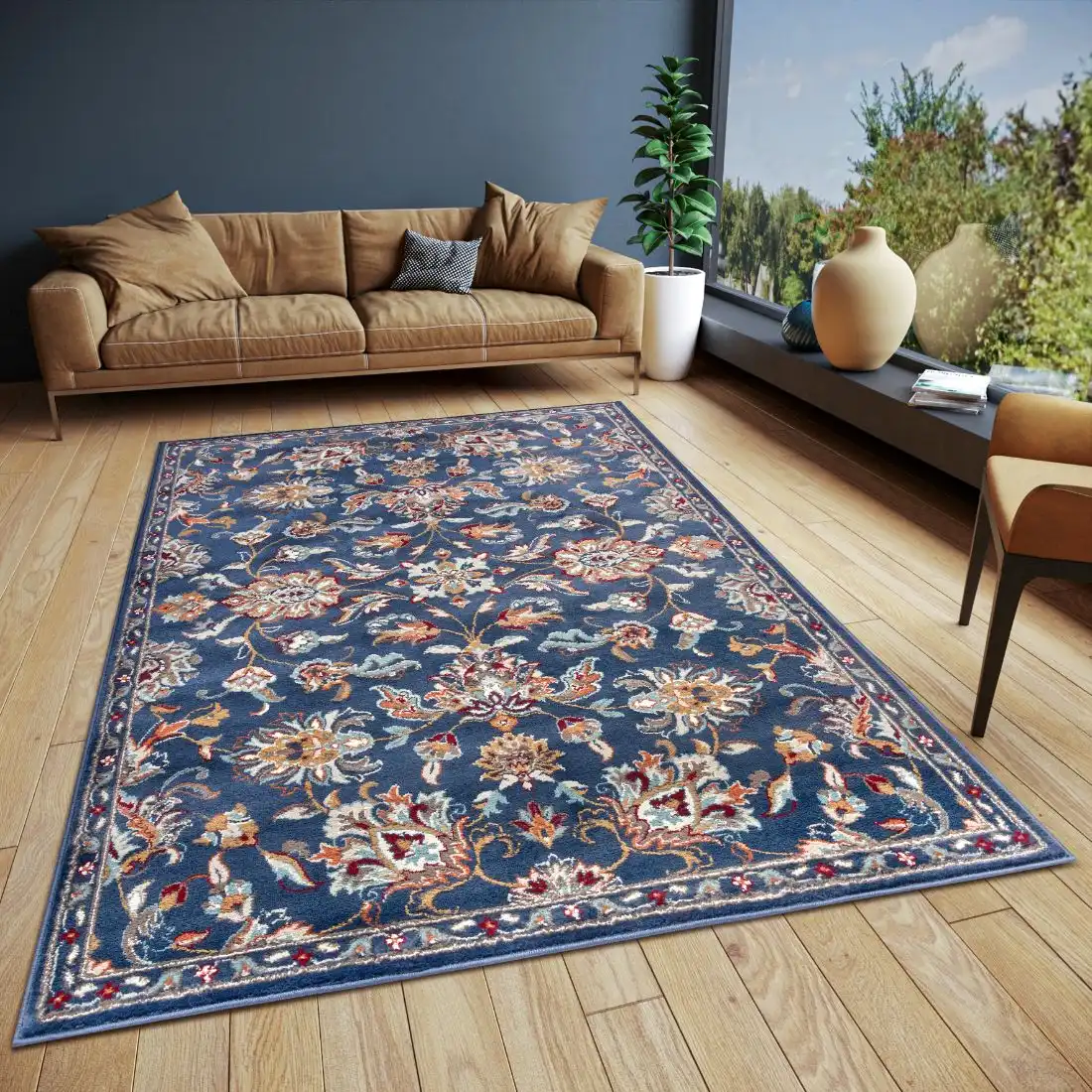 Luxor 105634 Blue Rug