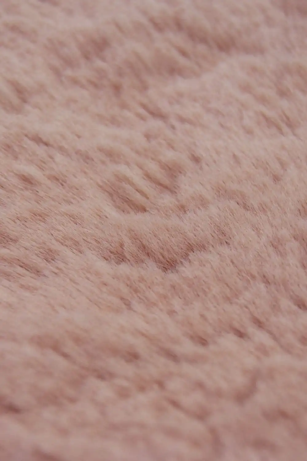 Luxury Faux Fur Melrose Blush Rug - Image 2