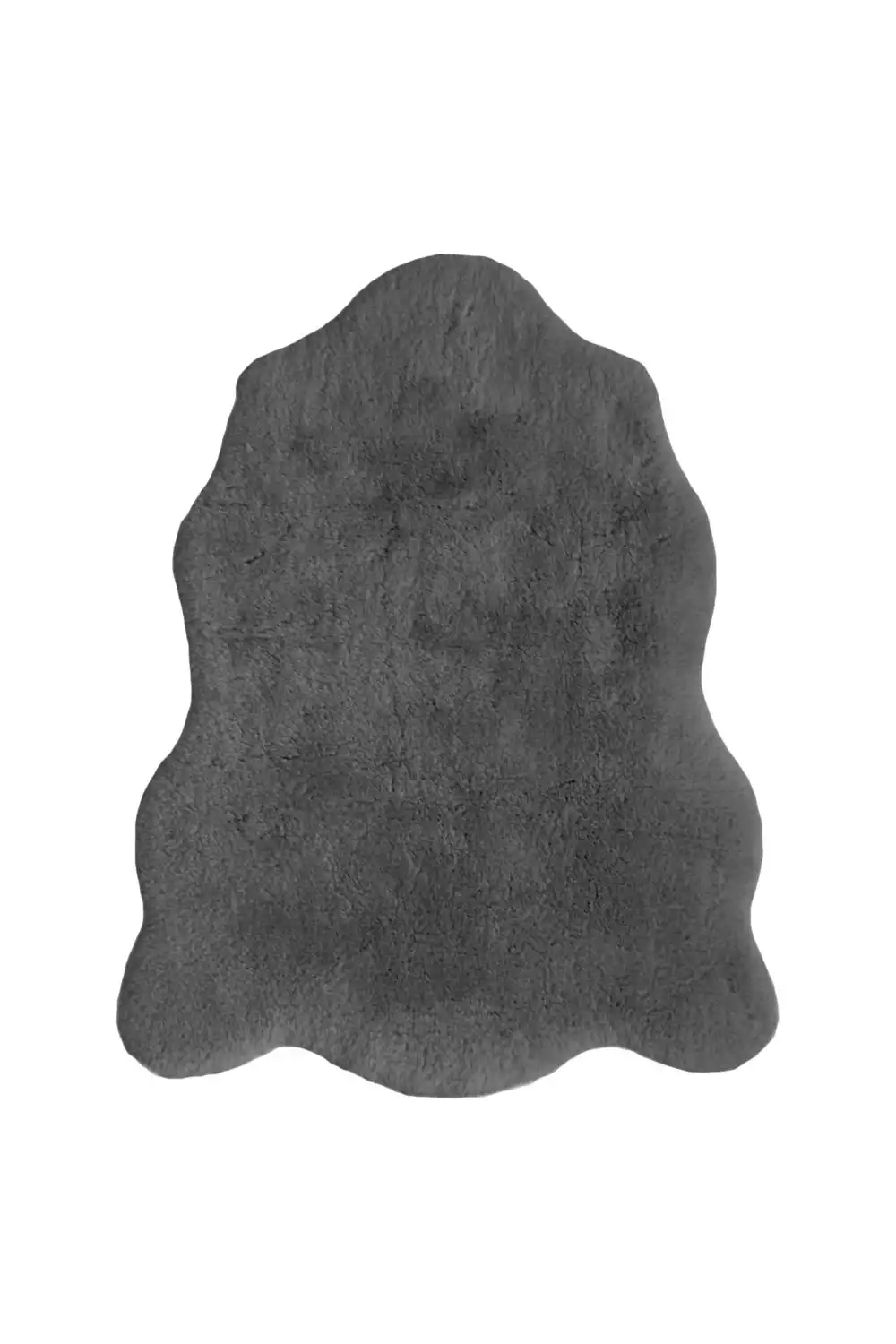 Luxury Faux Fur Melrose Grey Rug - Image 5