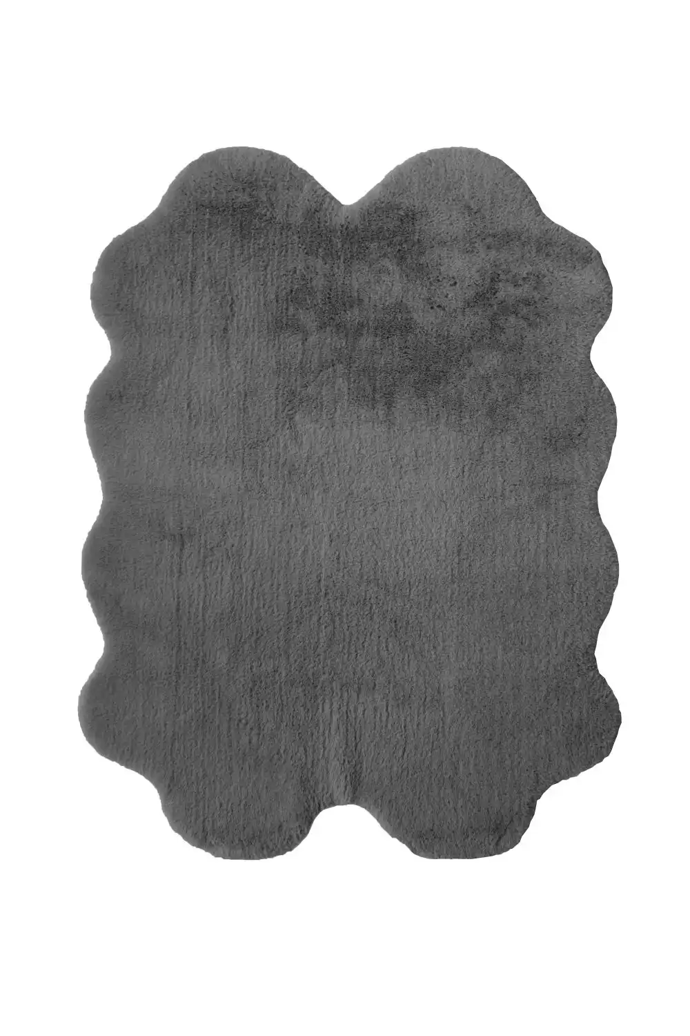 Luxury Faux Fur Melrose Grey Rug - Image 7
