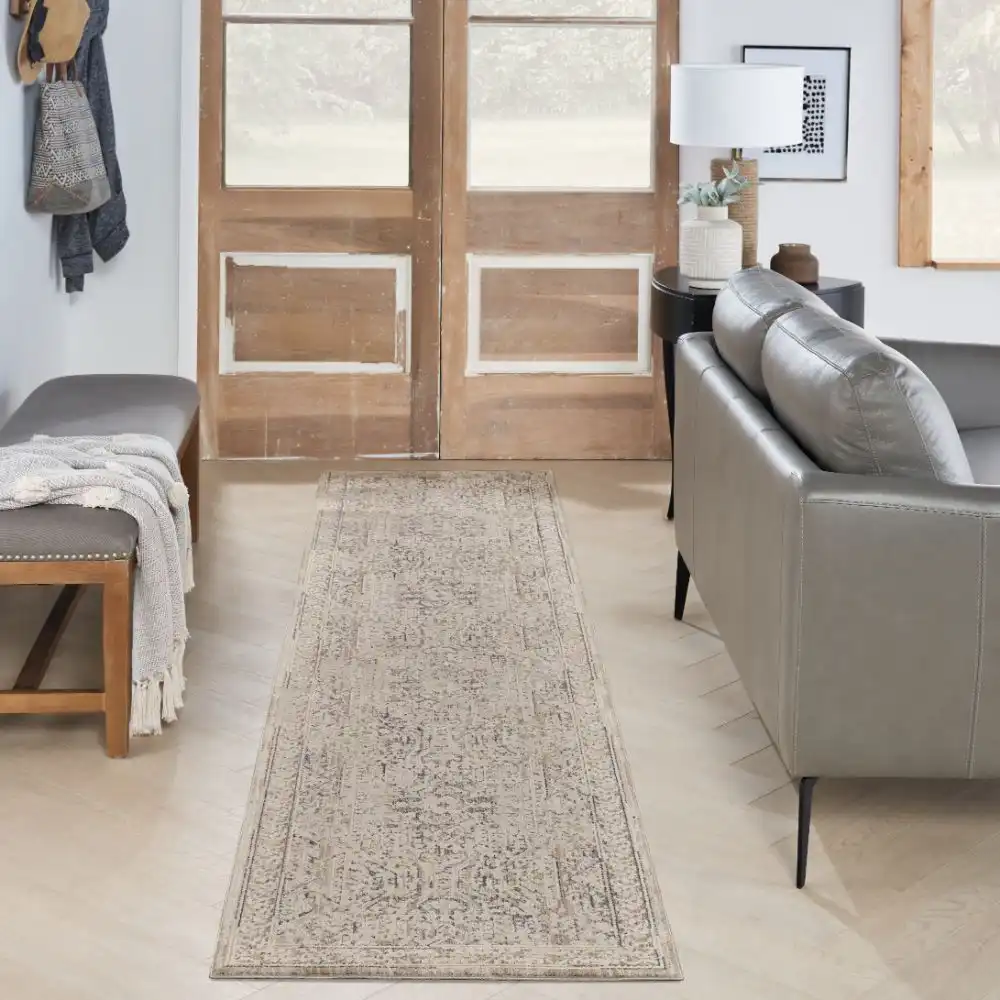 Lynx LNX01 Ivory Grey Blue Rug - Image 5