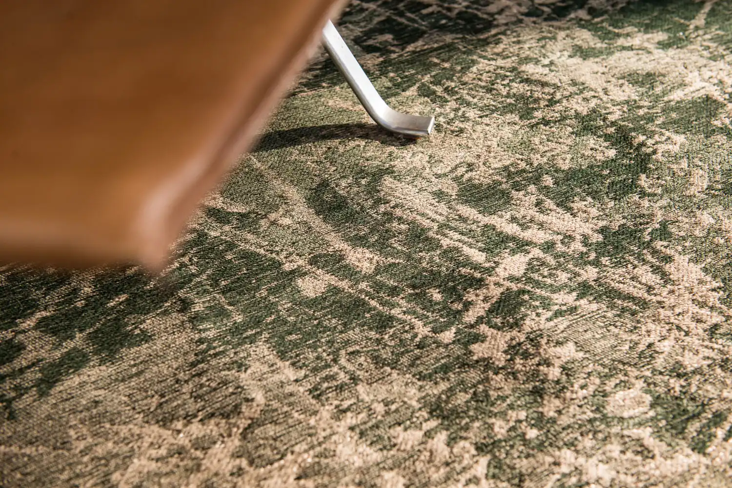Mad Men Cracks 8723 Dark Pine  Indoor Outdoor Washable Rug - Image 5