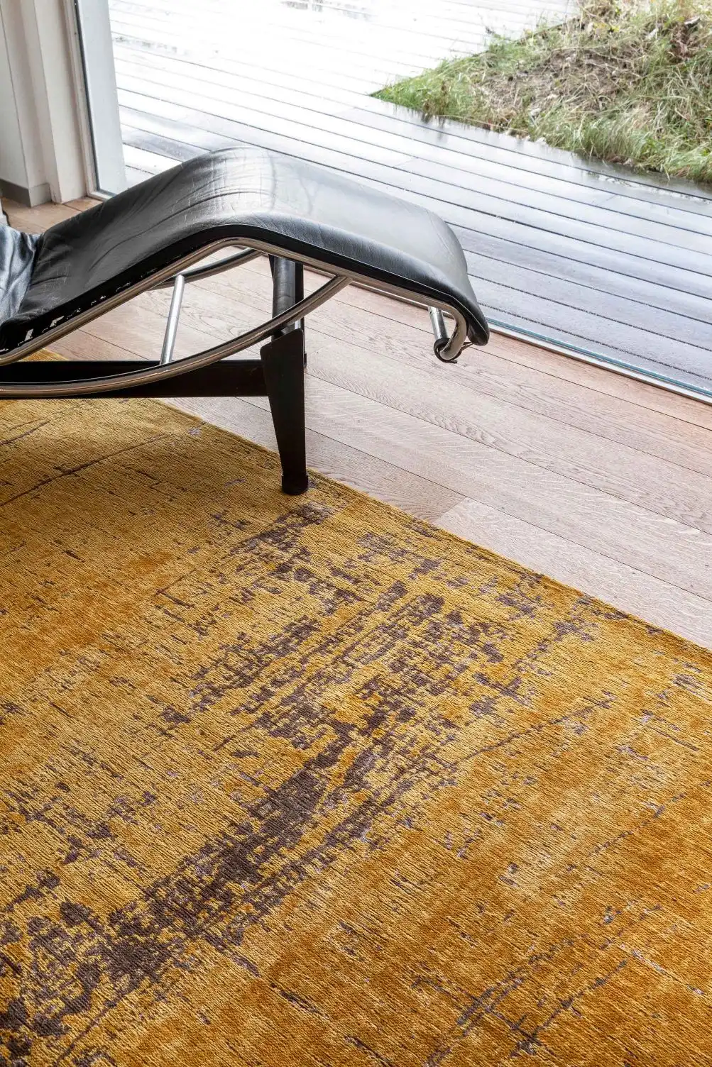 Mad Men Griff 8550 Liberty Gold Indoor Outdoor Washable Rug - Image 3