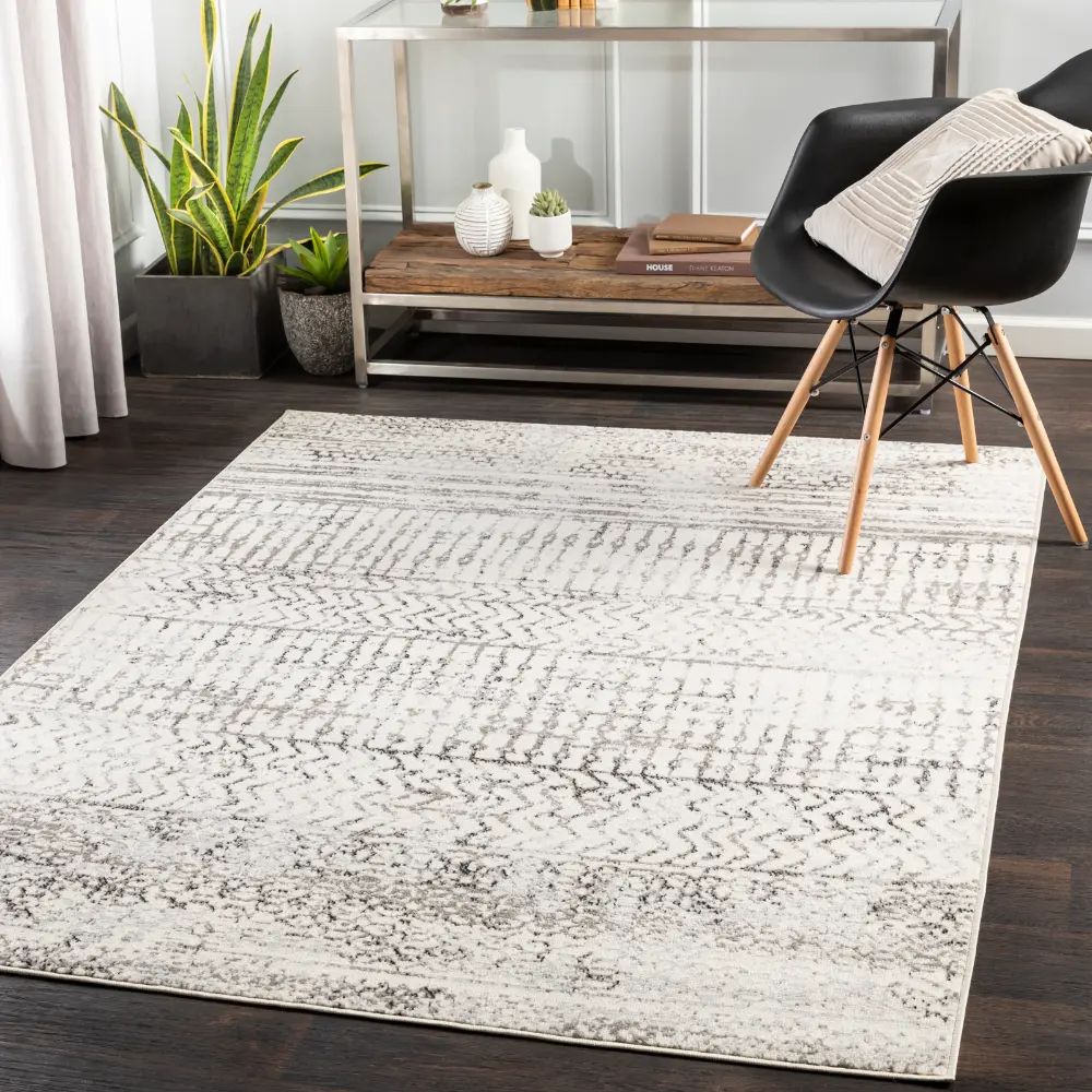 Makiki Scandi Global Light Grey Rug - Image 2