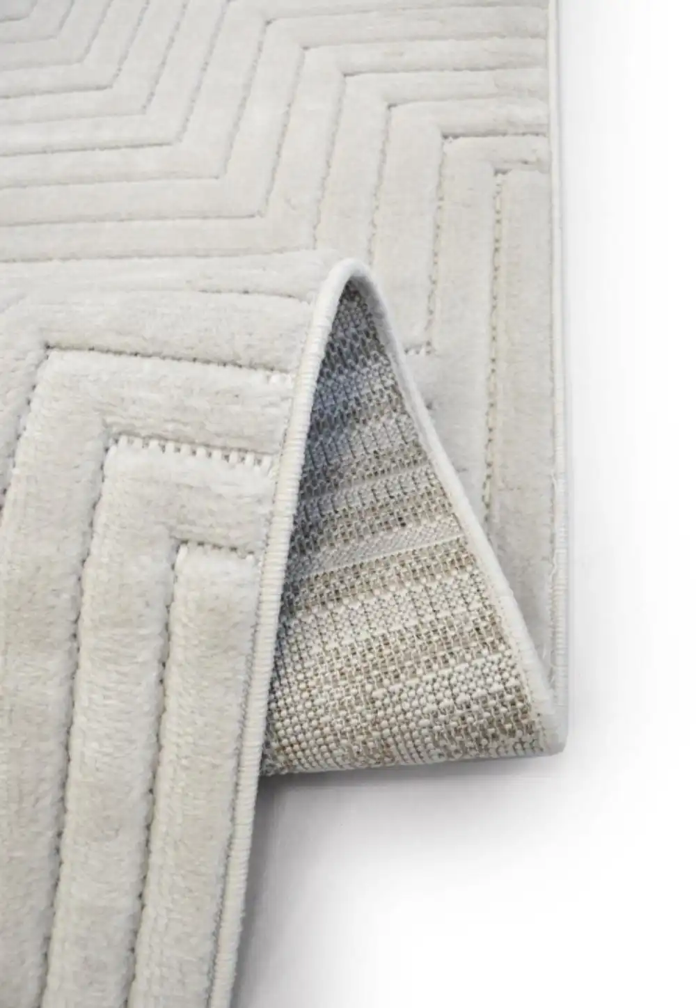 Malmo Indoor Outdoor MAZE WHITE Rug - Image 2