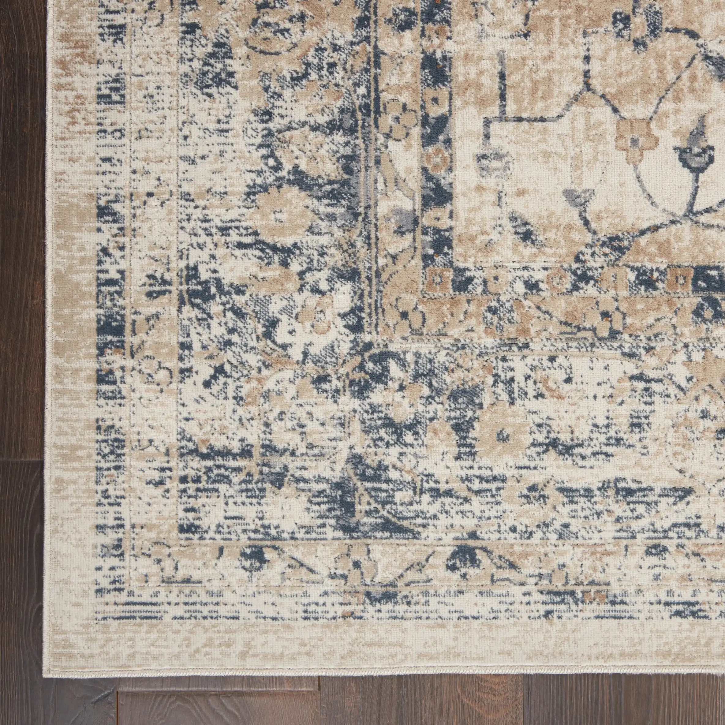 Malta MAI11 Ivory Blue Rug - Image 2