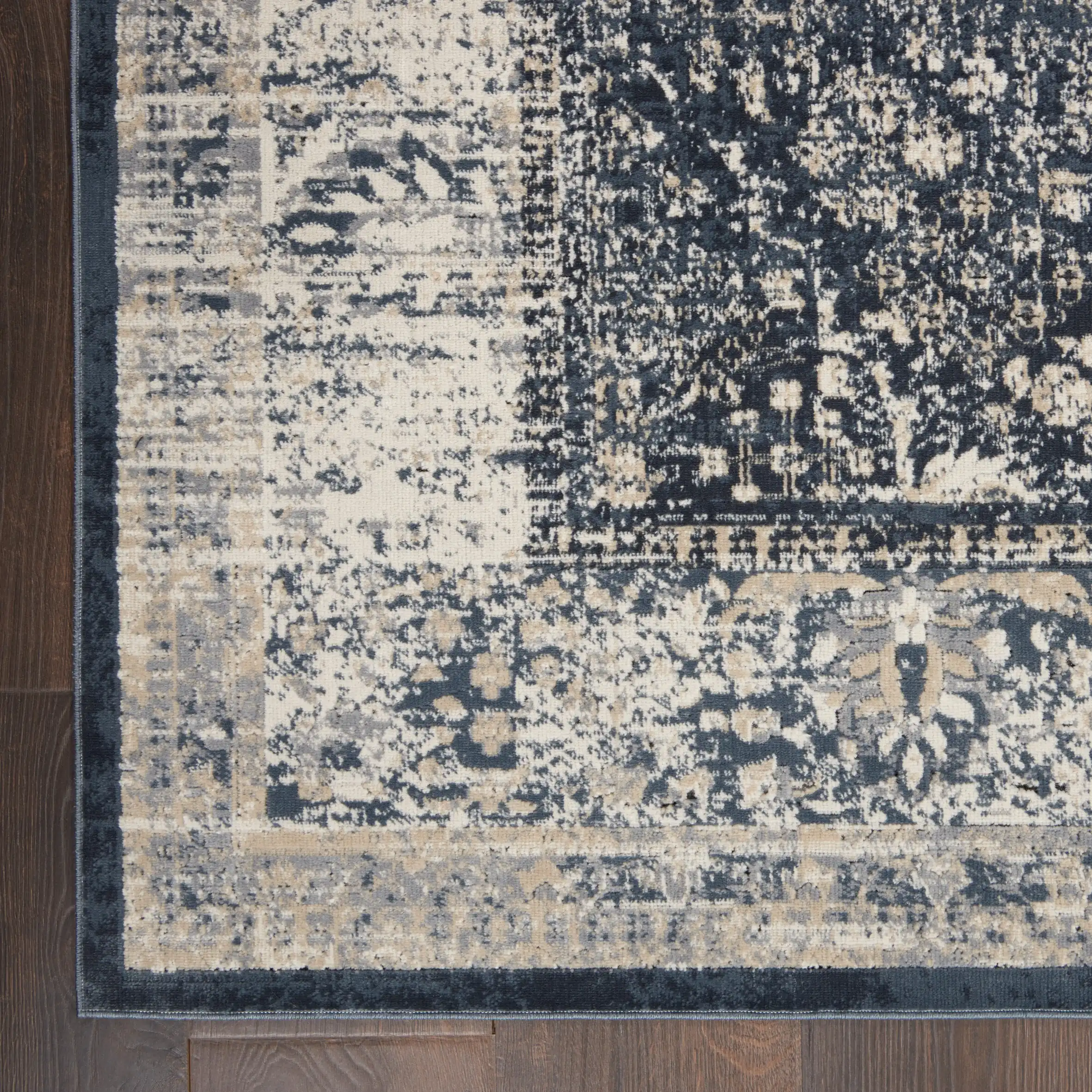 Malta MAI12 Navy Ivory Rug - Image 2