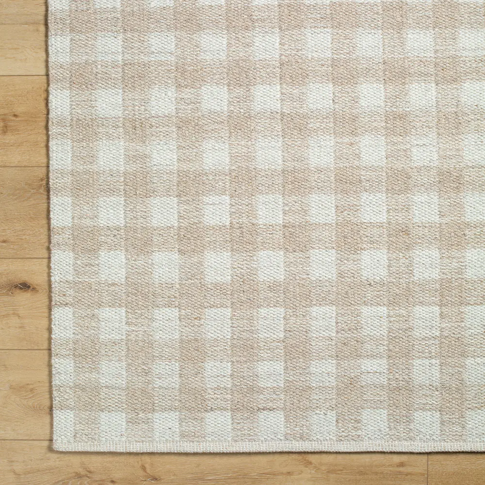 Mardin Hand Woven Tan Ivory Wool Cottage Living Dining Bedroom MDI2344 Rug - Image 10