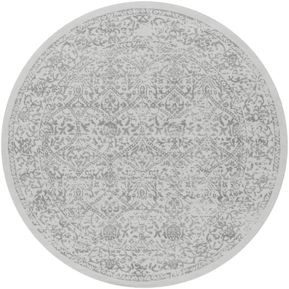 Margaux Vintage Oriental Boho Grey/Ivory Rug - Image 3