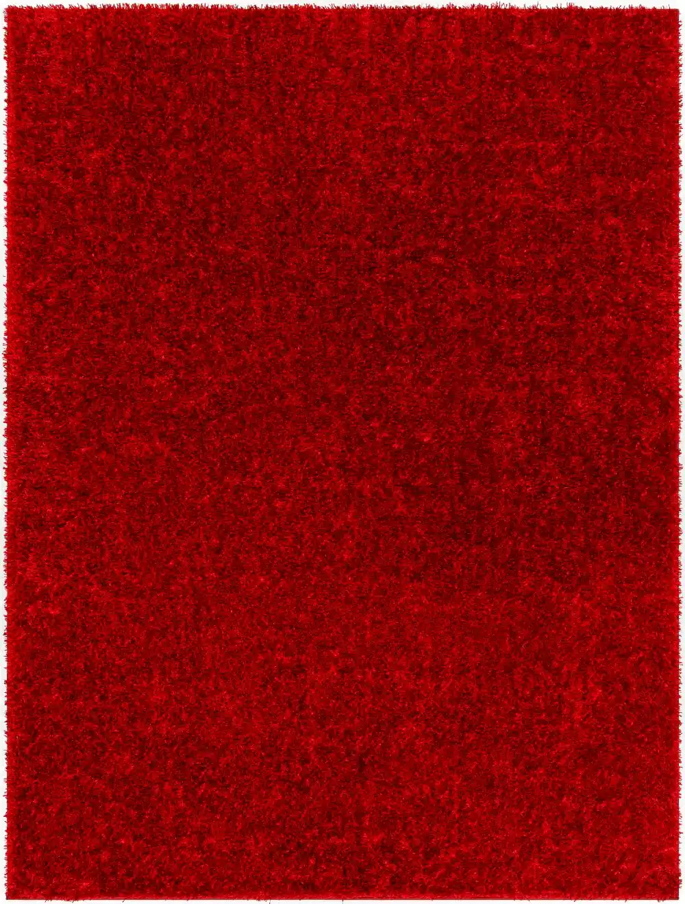 Claire Shaggy Solid Color Plush Pile Cherry Rug - Image 5