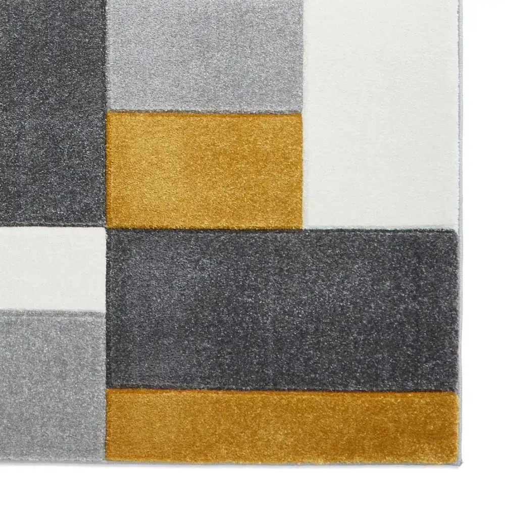 Matrix Think MT61 Grey Yellow Rug - Image 3