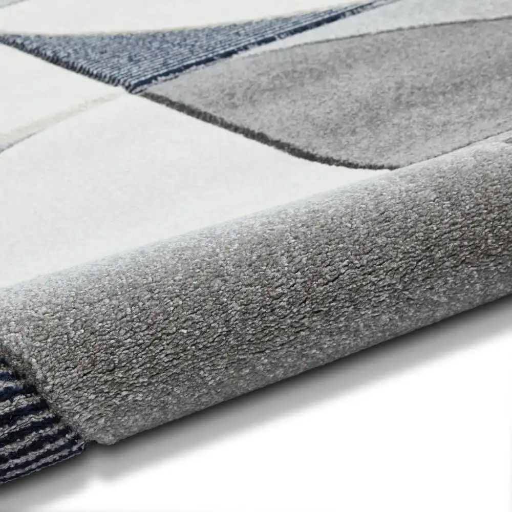 Matrix Think MT63 Grey Navy Rug - Image 5
