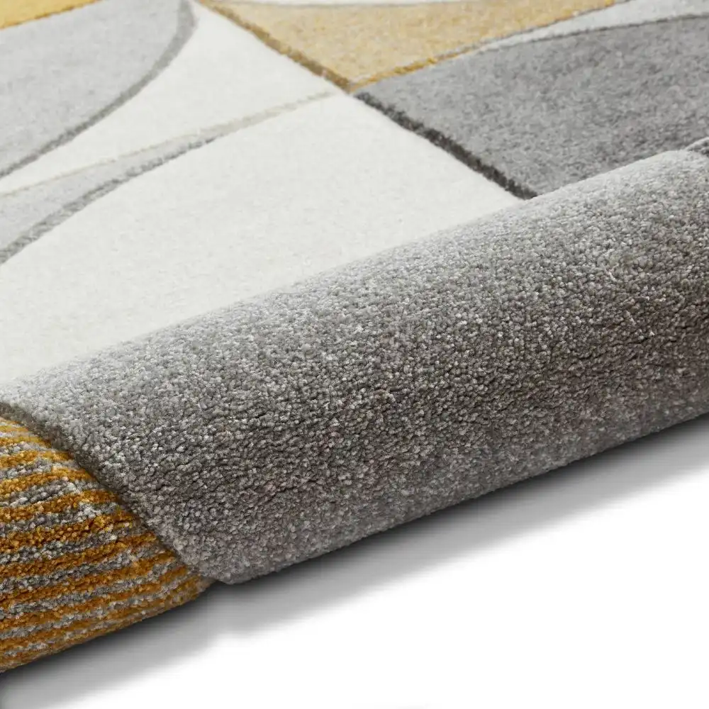 Matrix Think MT63 Grey Yellow Rug - Image 5