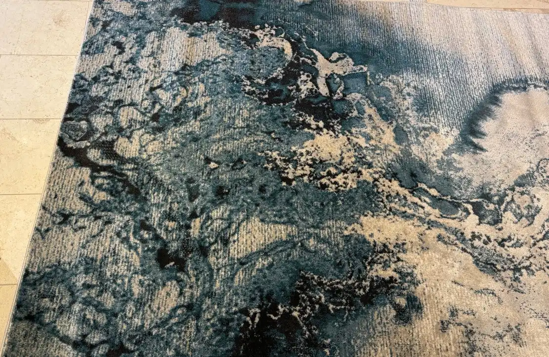 Maxell MAE08 Ivory Teal Rug - Image 3