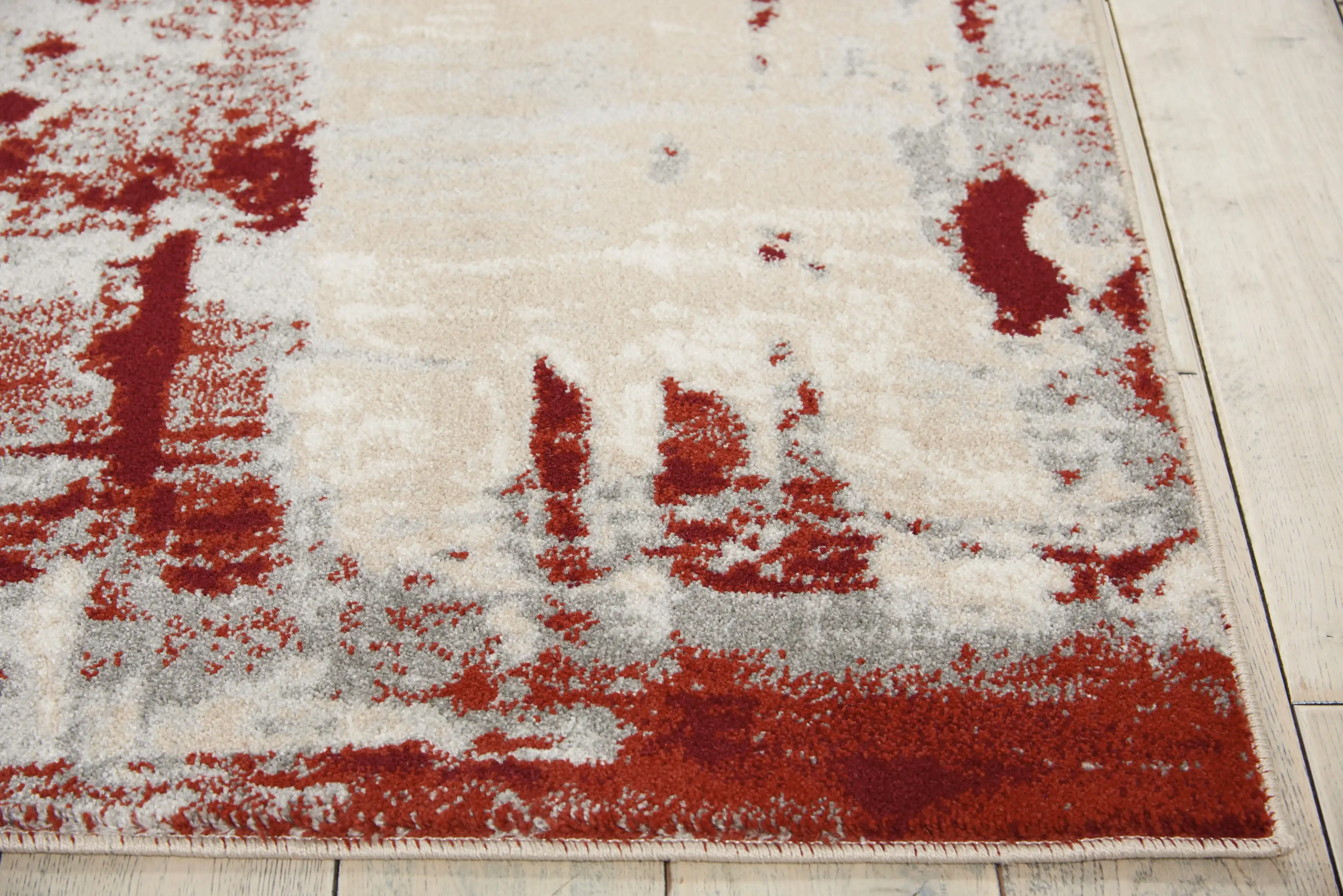 Maxell MEA14 Ivory Red Rug - Image 3